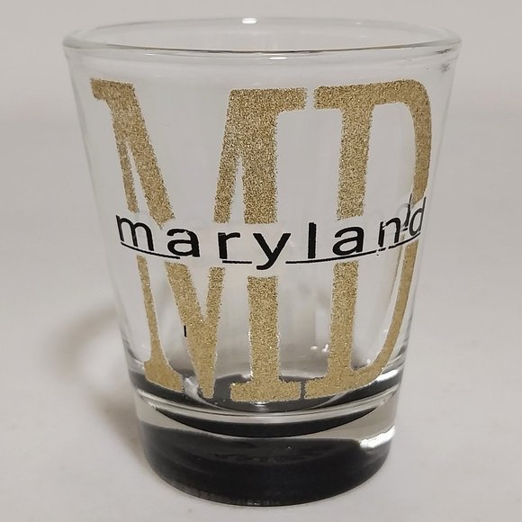 Vintage (Maryland MD) SHOT GLASS #S043 - Picture 1 of 6